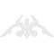 Ekena Millwork Pitch Milton Architectural Grade PVC Gable Pediment, 60"W x 30"H x 1"P (12/12) GPP060X030X100MIL - alternate 5